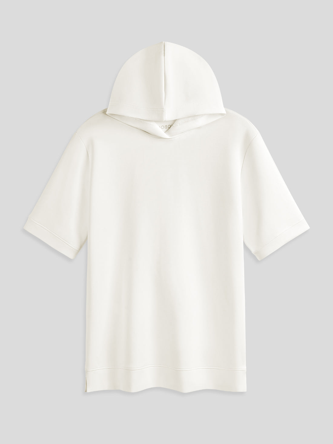 Modal Blend Short Sleeve Hoodie